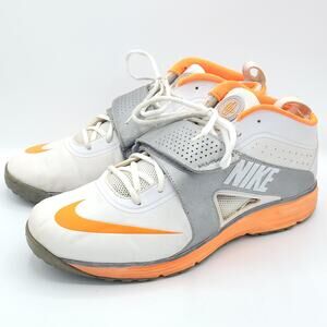 Nike Huarache Turf LAX White Orange 554869-180 men's size 13